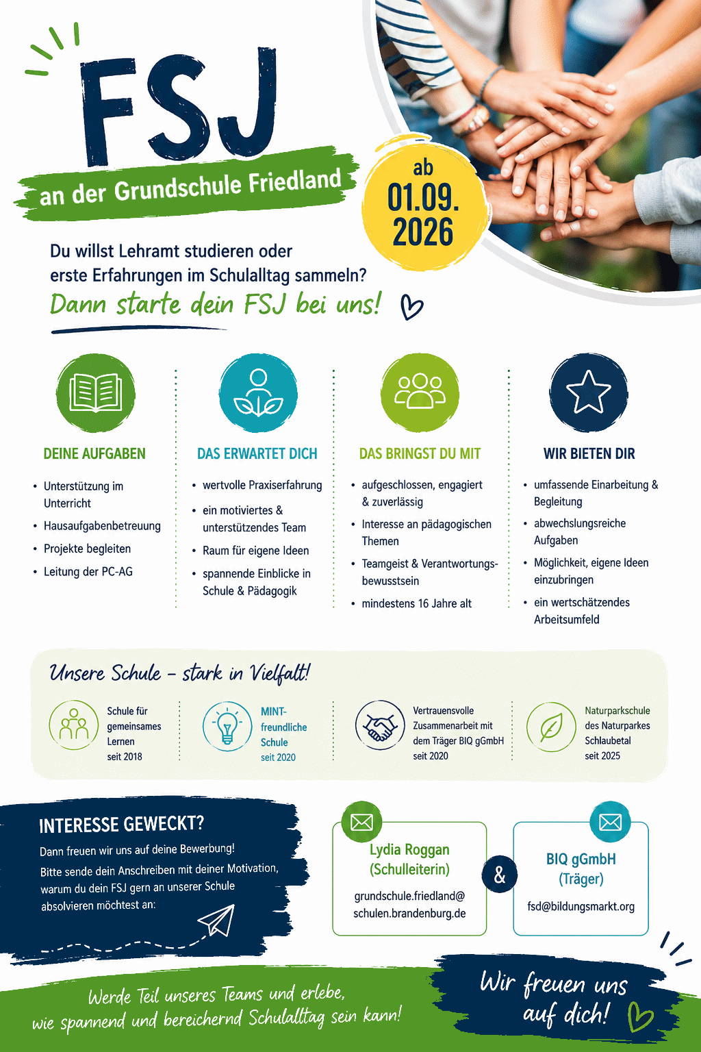 FSJ an der Grundschule Friedland